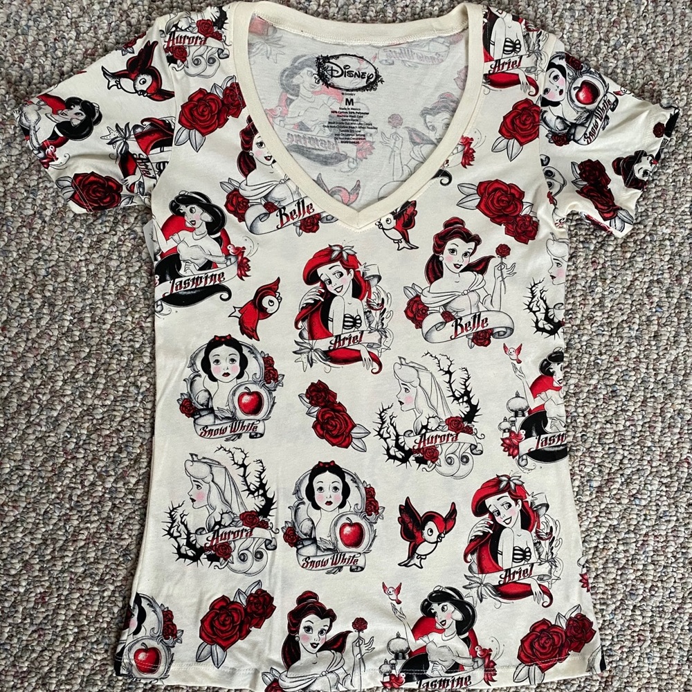 Disney princess short sleeve